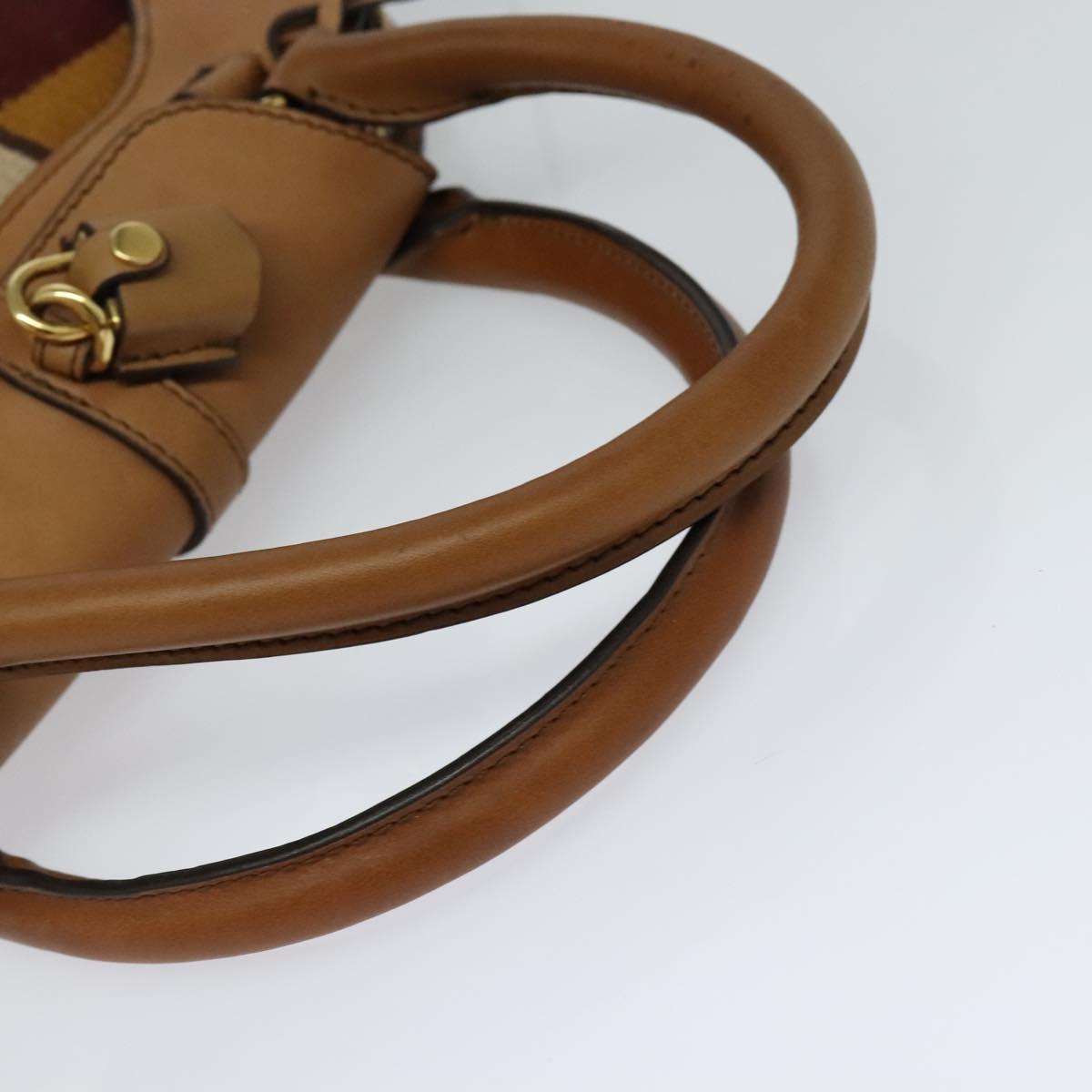 Burberry Prorsum Multicolour Canvas Handbag (Pre-Owned)