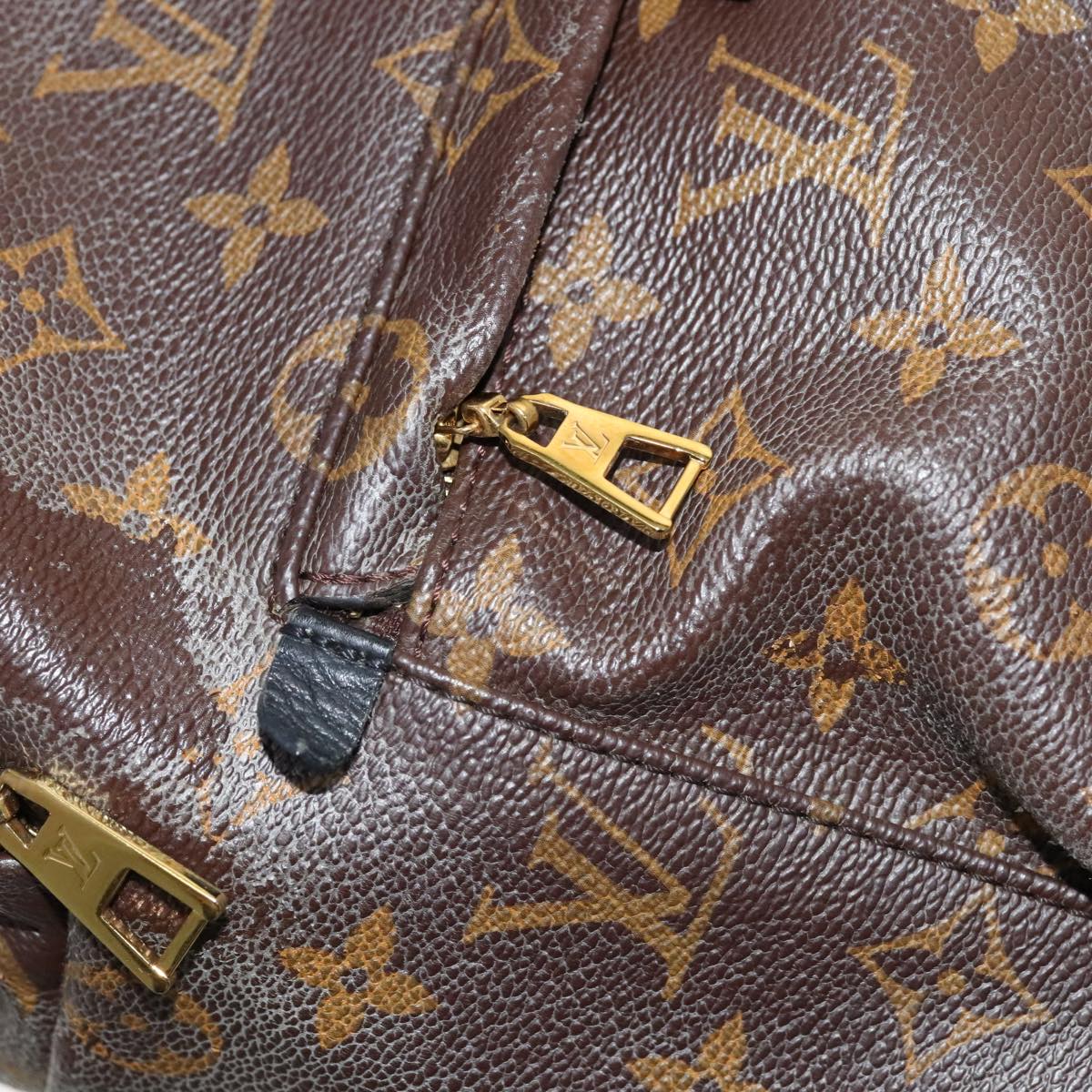 Louis Vuitton Palm Springs Mm Brown Canvas Backpack Bag (Pre-Owned)