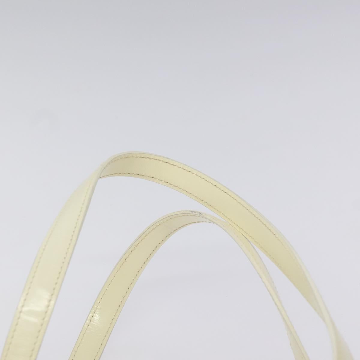Prada White Patent Leather Handbag (Pre-Owned)