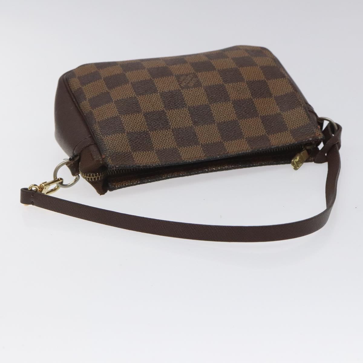 Louis Vuitton Trousse Makeup Brown Canvas Clutch Bag (Pre-Owned)