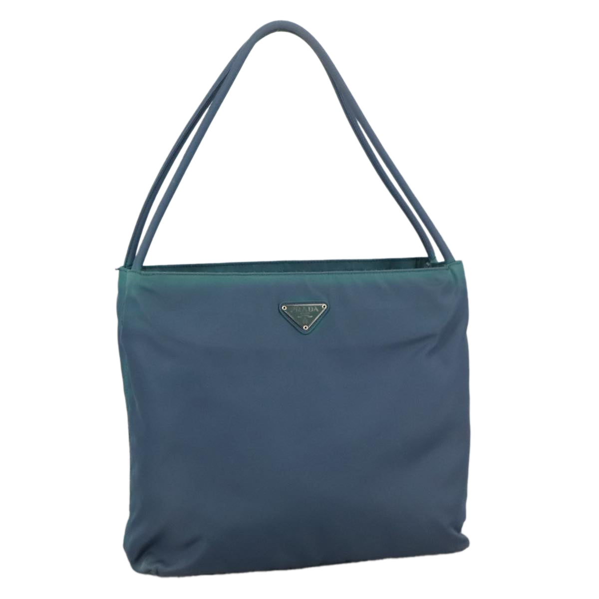 Prada Tessuto Blue Synthetic Tote Bag (Pre-Owned)