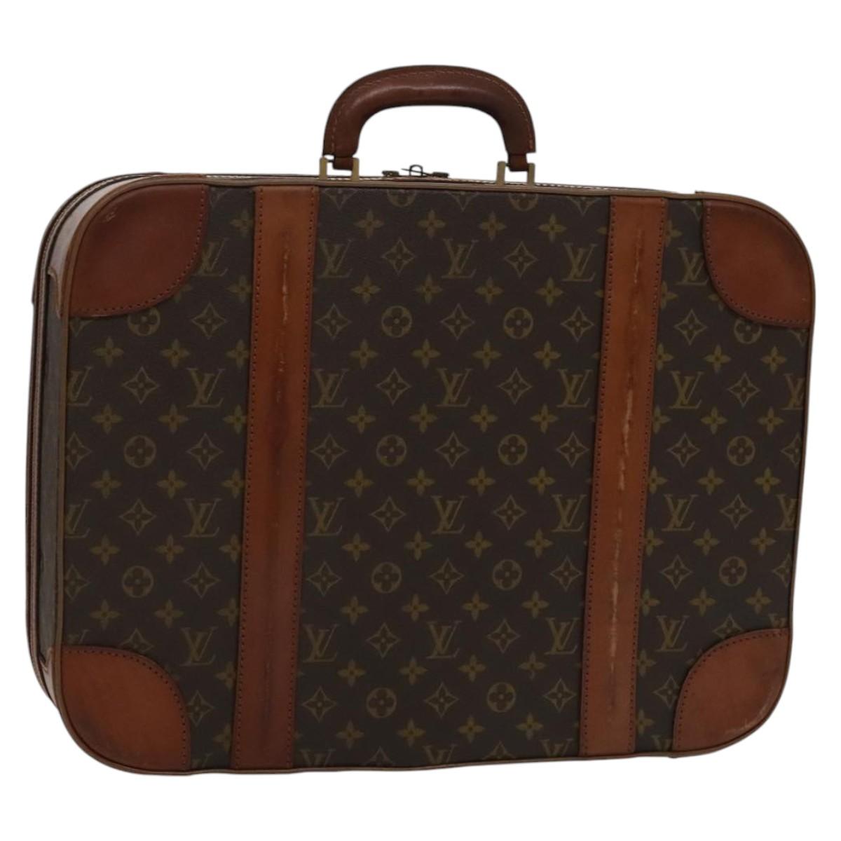 Louis Vuitton Stratos Brown Canvas Travel Bag (Pre-Owned)