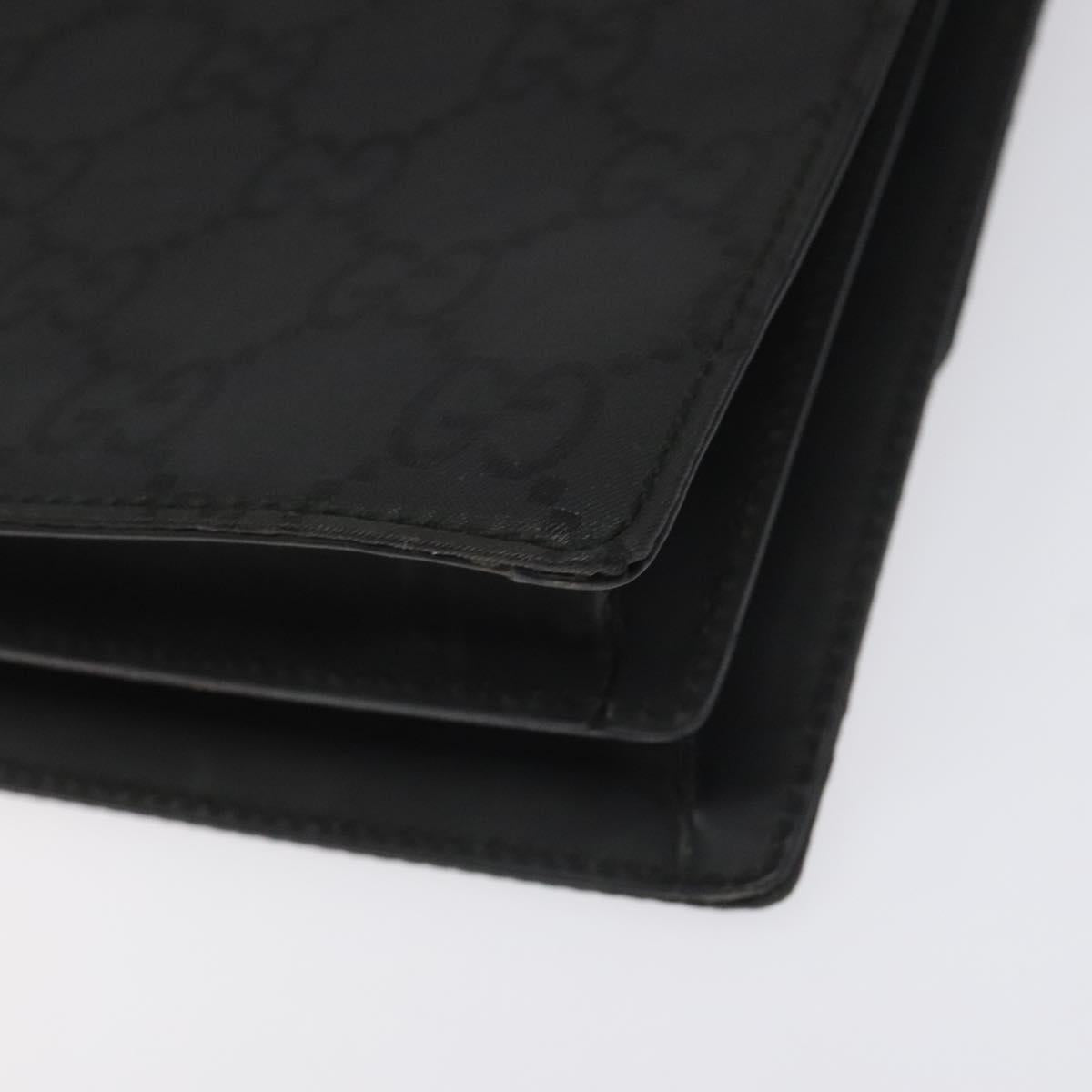 Gucci Gg Canvas Black Canvas Clutch Bag (Pre-Owned)