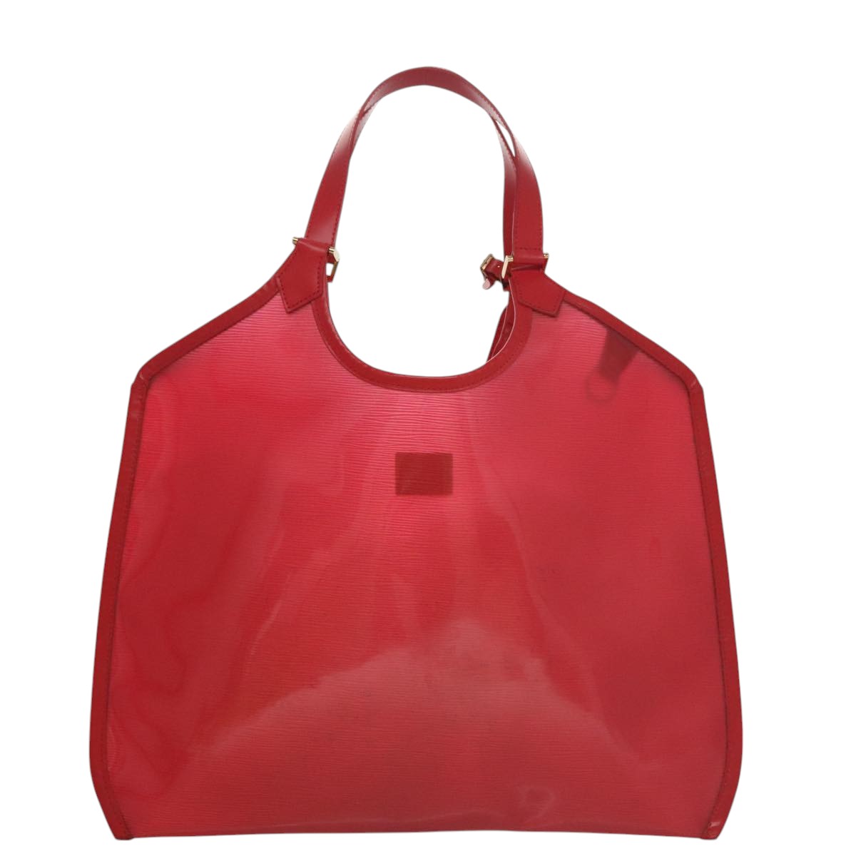 Louis Vuitton Plage Baia Red Vinyl Handbag (Pre-Owned)