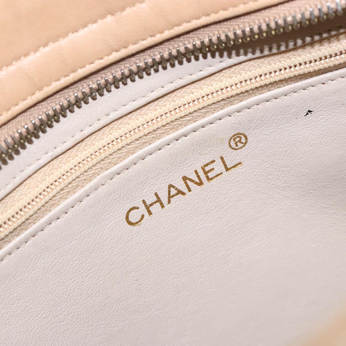 Chanel Camera Beige Leather Shoulder Bag (Pre-Owned)