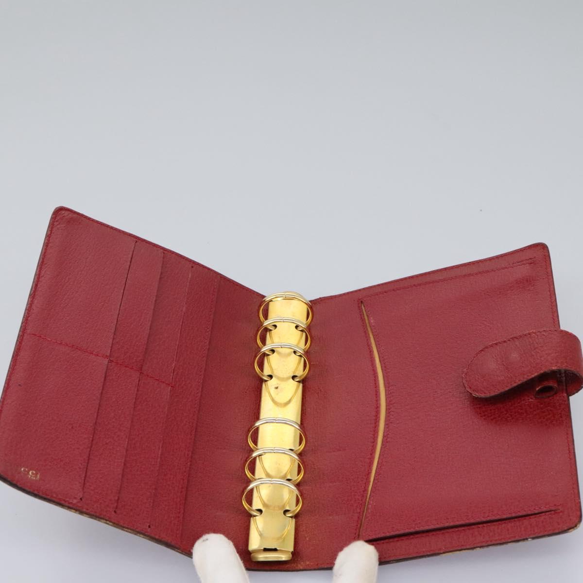 Gucci Couverture Agenda Red Leather Wallet (Pre-Owned)
