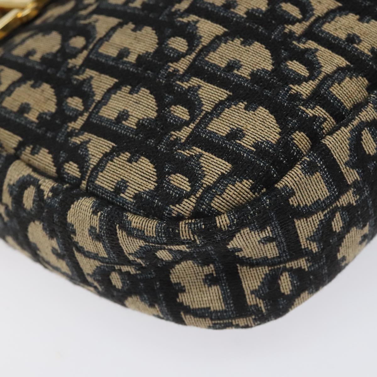 Dior 30 Montaigne Navy Canvas Shoulder Bag (Pre-Owned)