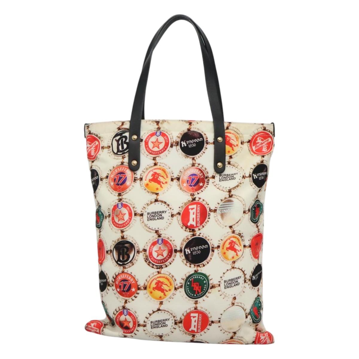 Burberry Bottle Cap Multicolour Synthetic Tote Bag (Pre-Owned)