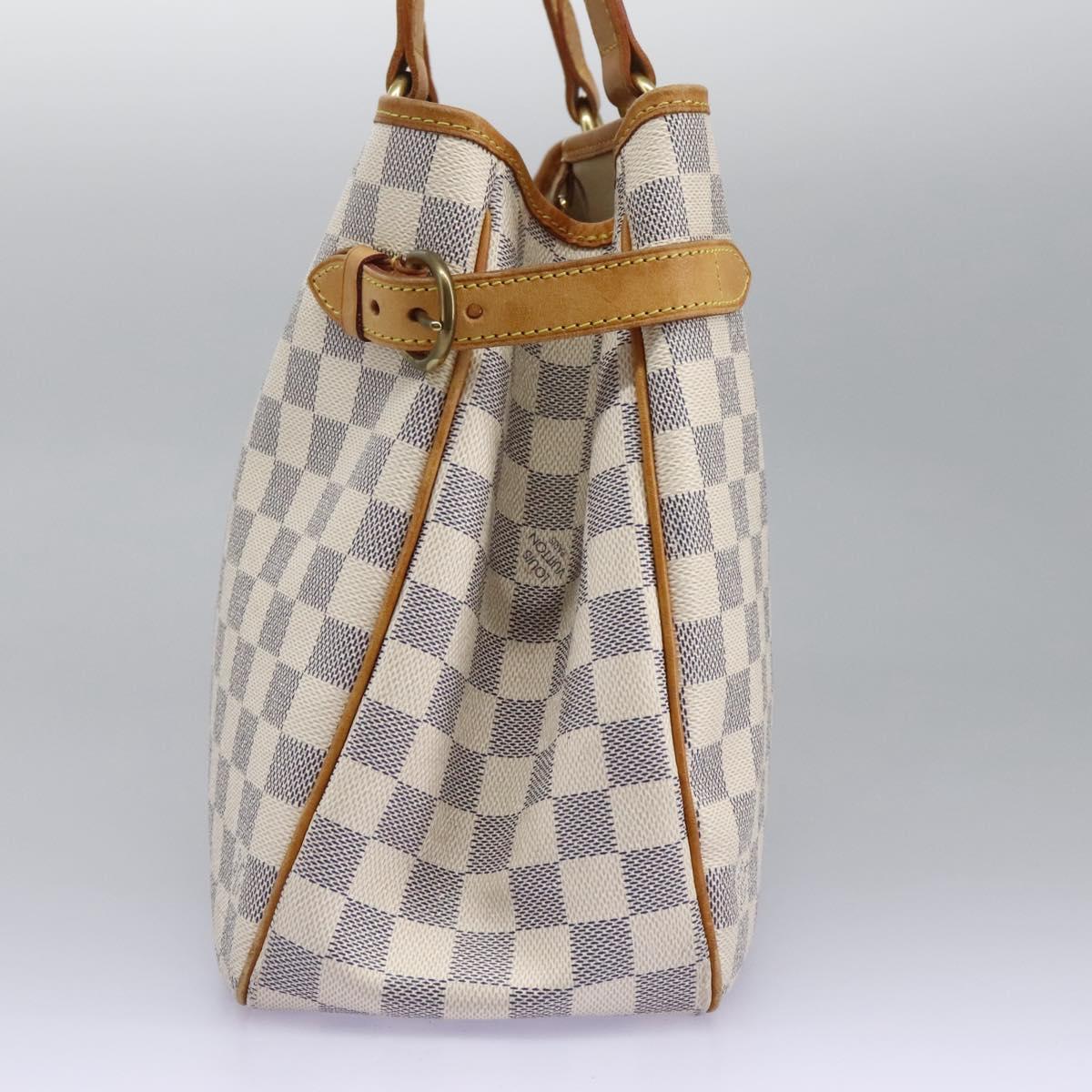 Louis Vuitton Batignolles Horizontal White Canvas Tote Bag (Pre-Owned)
