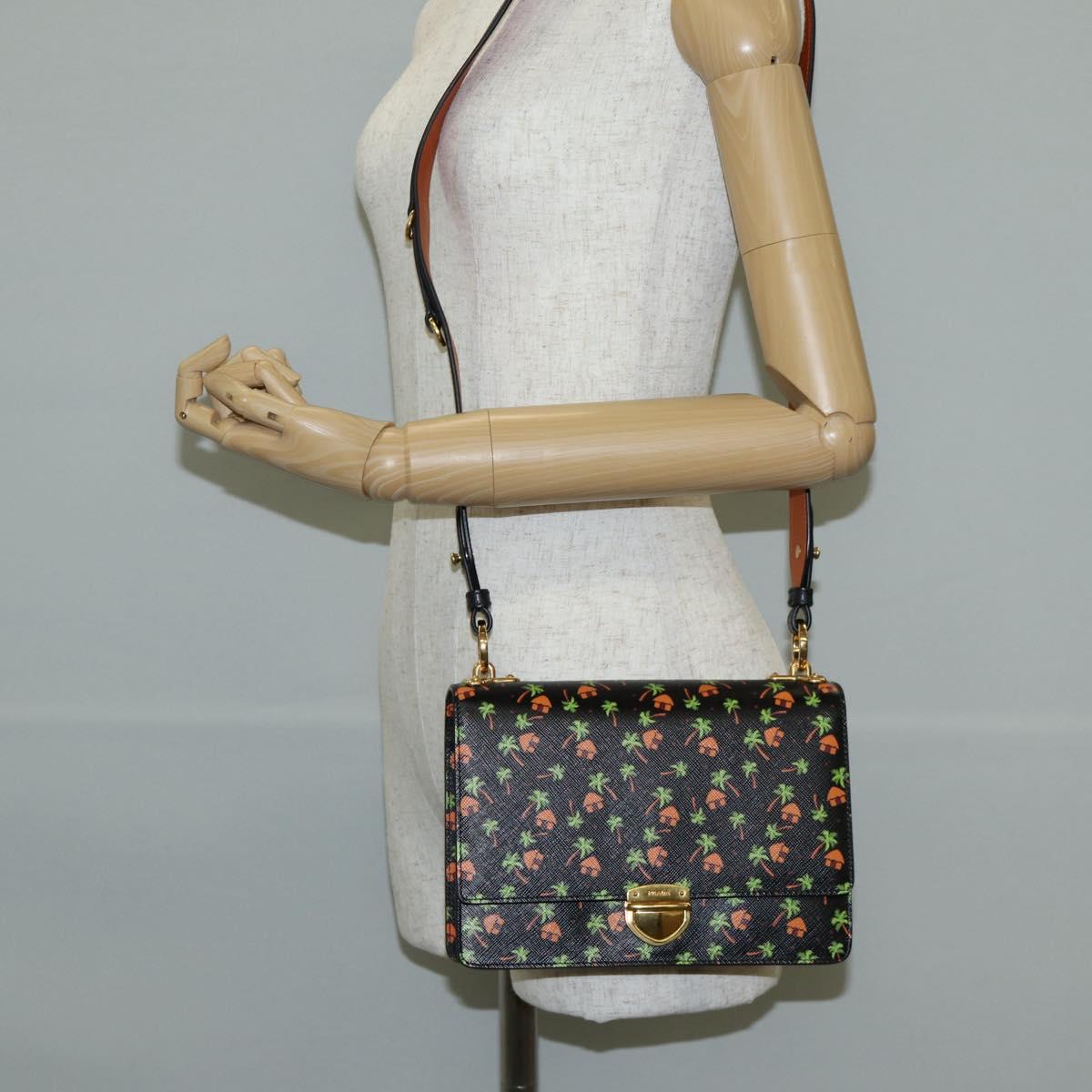 Prada Black Leather Shoulder Bag (Pre-Owned)