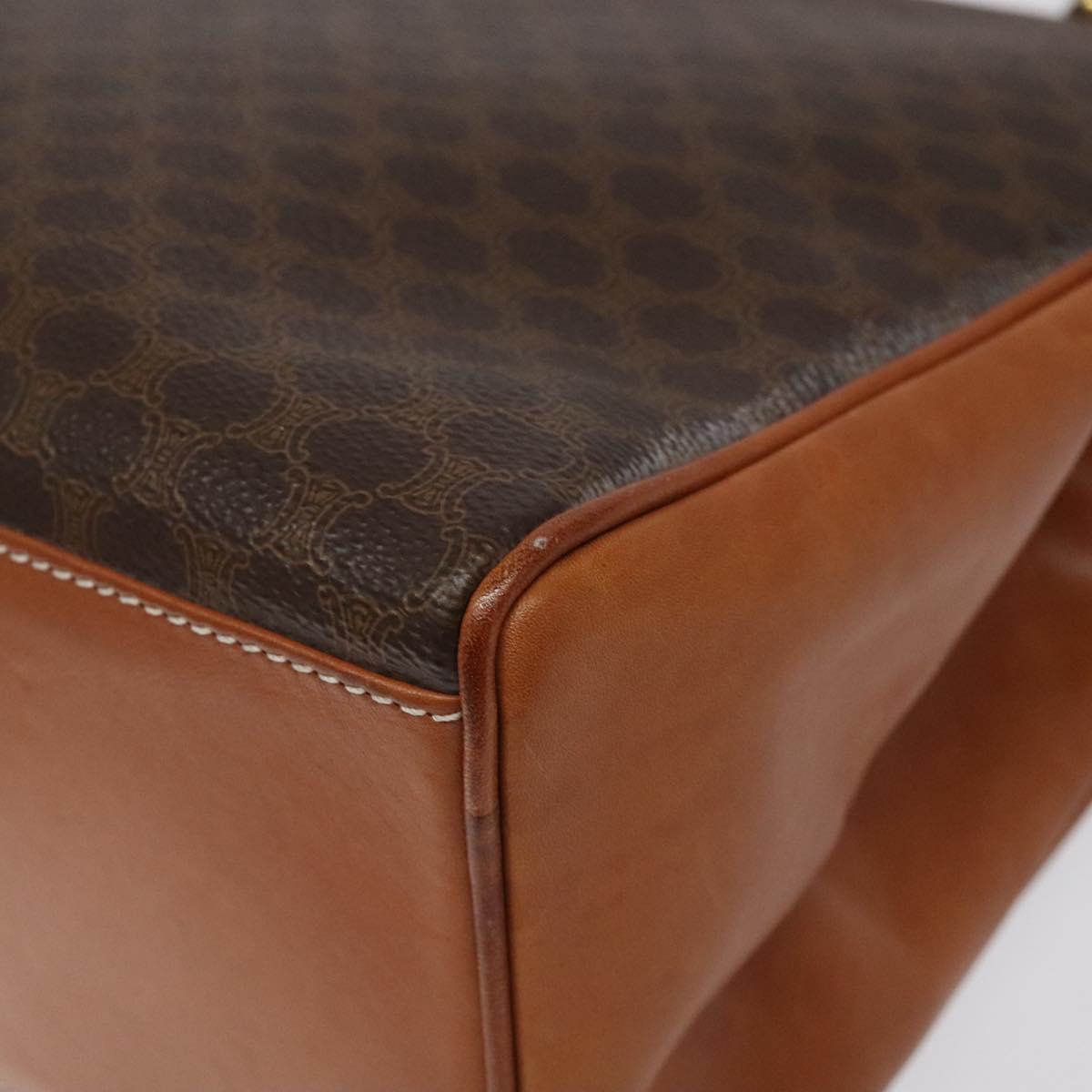 Céline Macadam Brown Canvas Handbag (Pre-Owned)