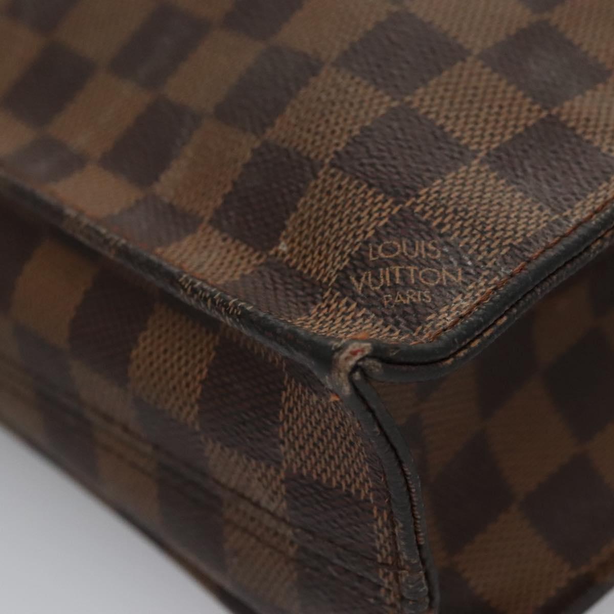 Louis Vuitton Sac Plat Brown Canvas Handbag (Pre-Owned)