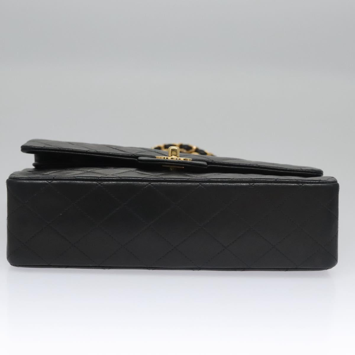 Chanel Timeless Black Leather Shoulder Bag (Pre-Owned)
