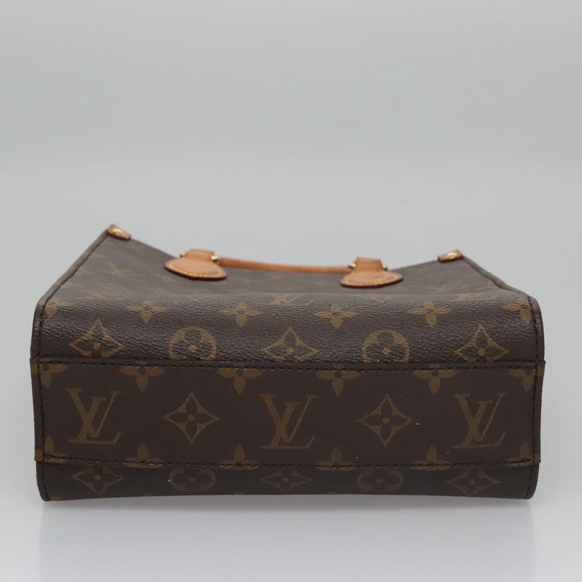 Louis Vuitton Plat Brown Canvas Handbag (Pre-Owned)