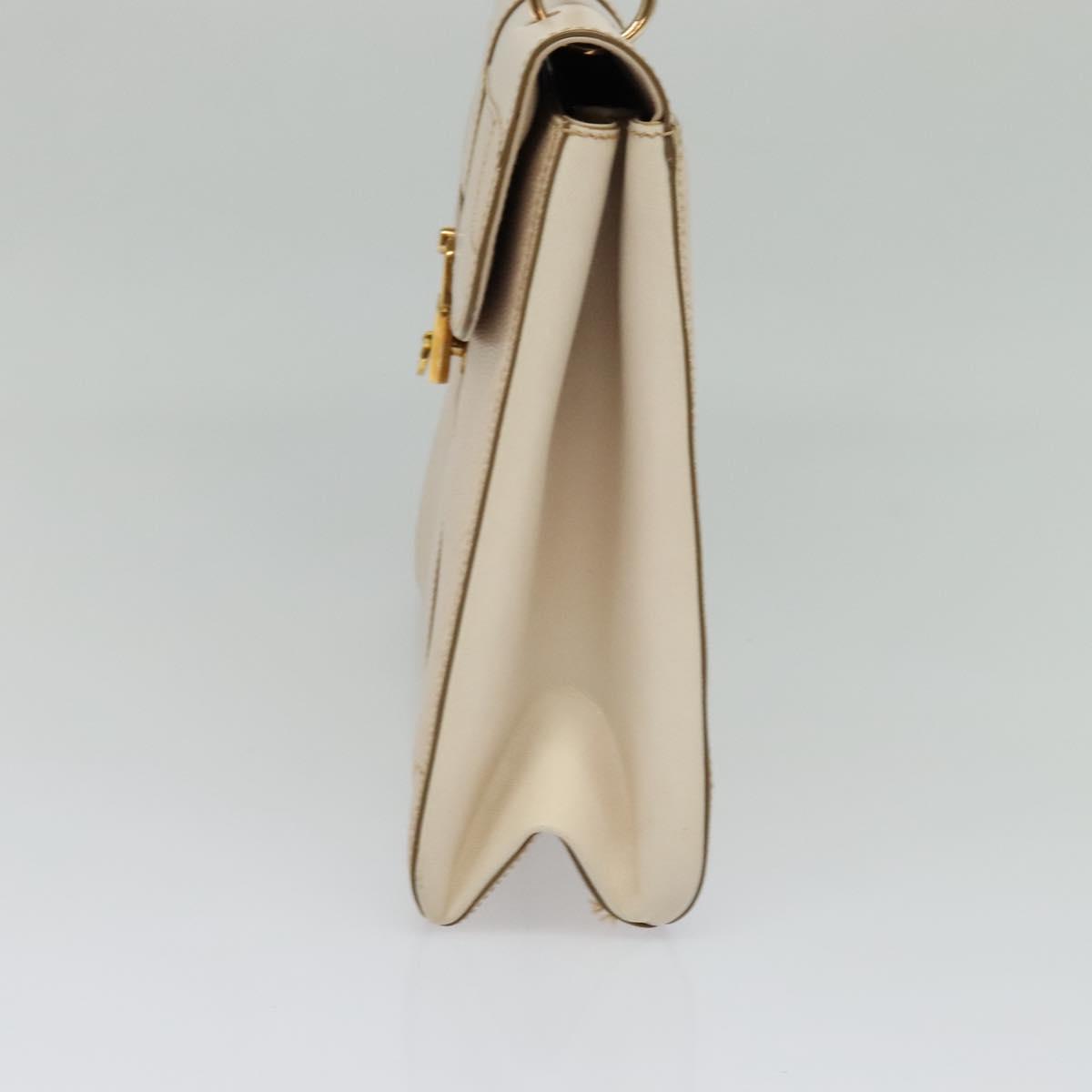 Salvatore Ferragamo Beige Leather Handbag (Pre-Owned)