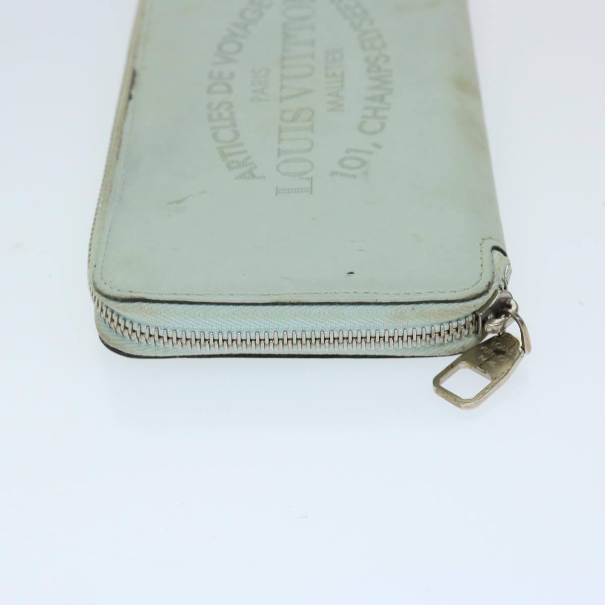 Louis Vuitton Jena Blue Leather Wallet (Pre-Owned)
