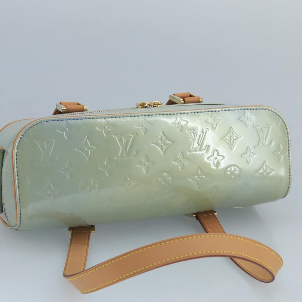 Louis Vuitton Purple Patent Leather Handbag (Pre-Owned)