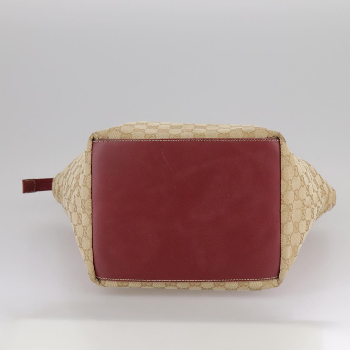 Gucci Gg Canvas Beige Canvas Tote Bag (Pre-Owned)