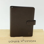 Louis Vuitton Agenda Cover Brown Leather Wallet  (Pre-Owned)