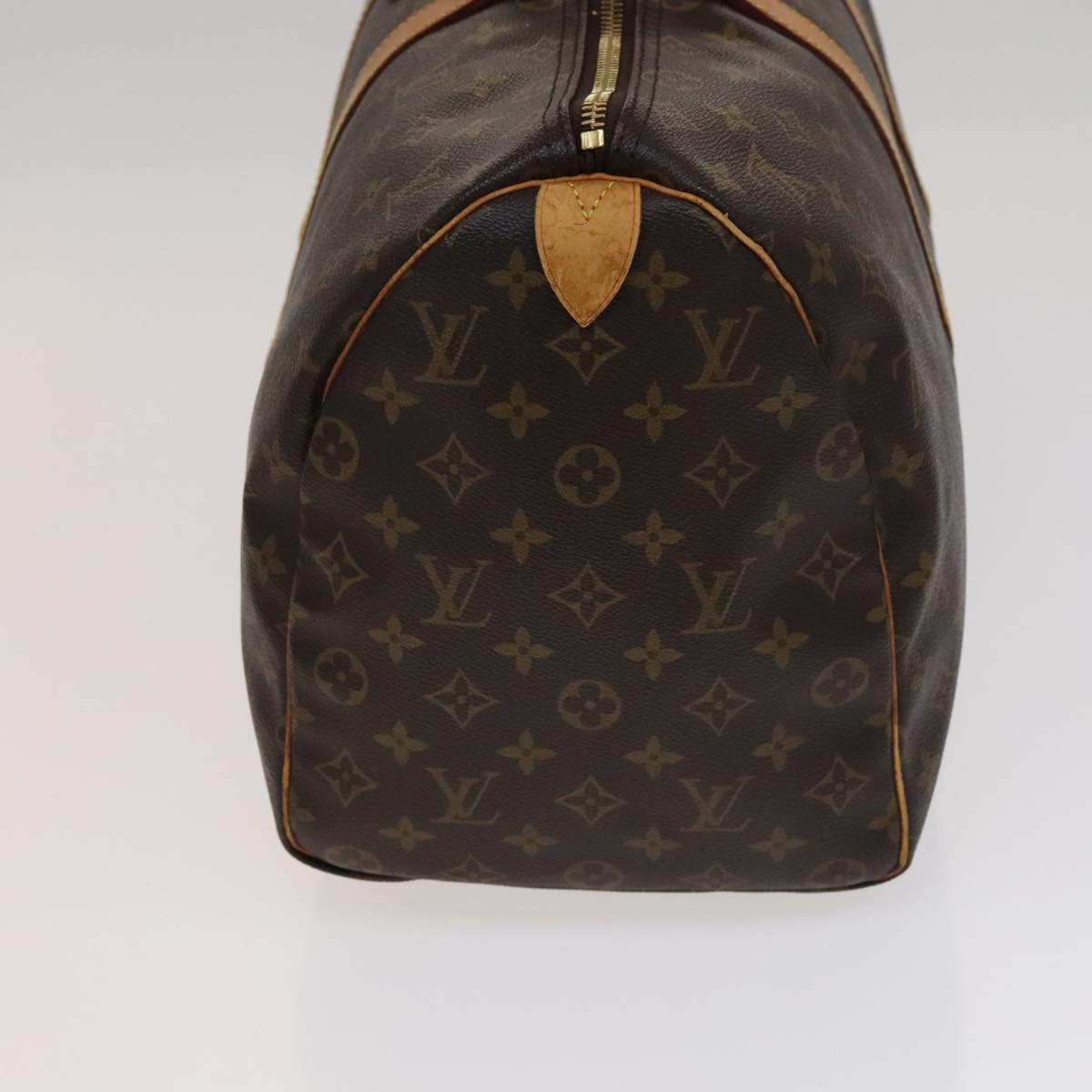 Louis Vuitton Keepall 45 Brown Canvas Travel Bag (Pre-Owned)