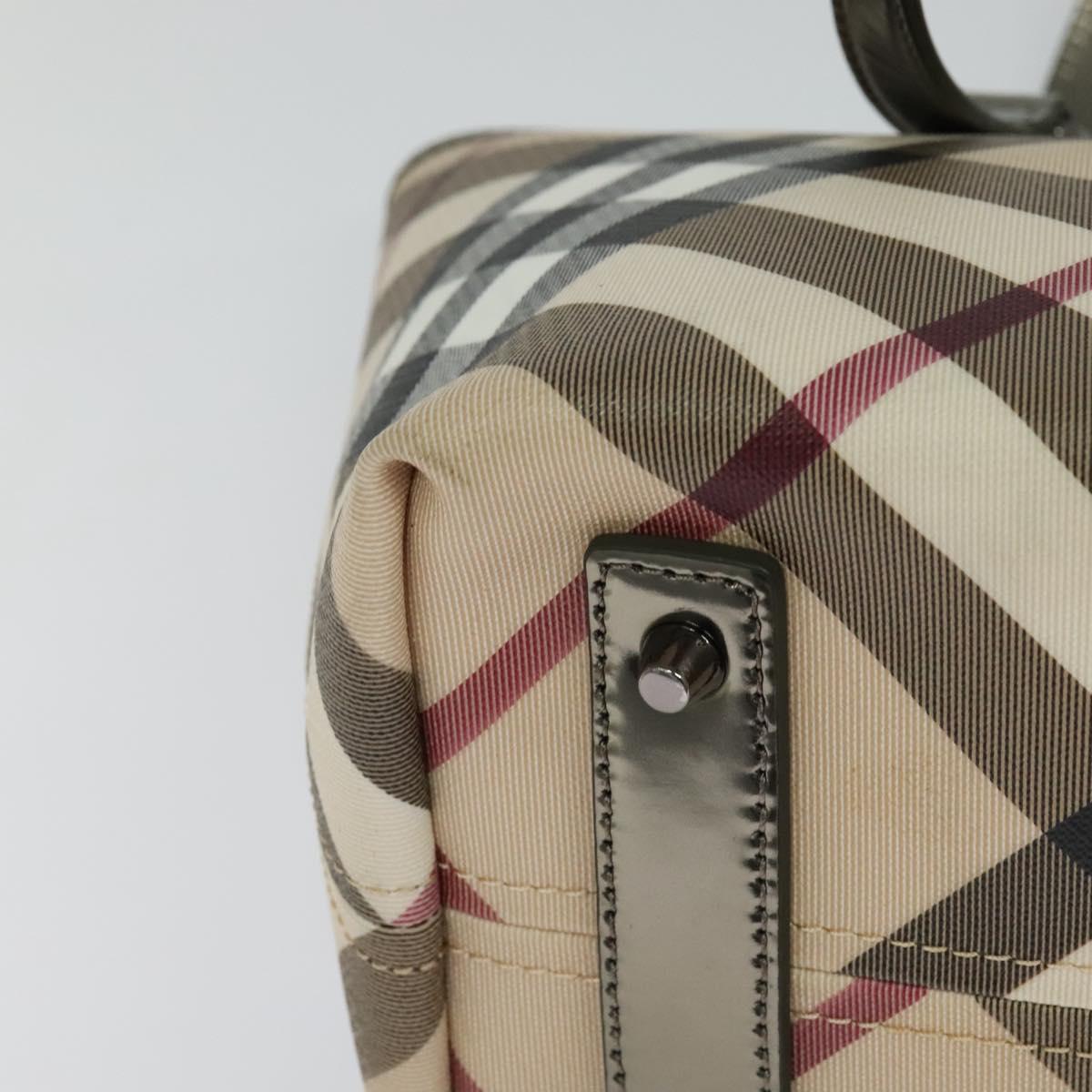 Burberry Nova Check Beige Canvas Tote Bag (Pre-Owned)