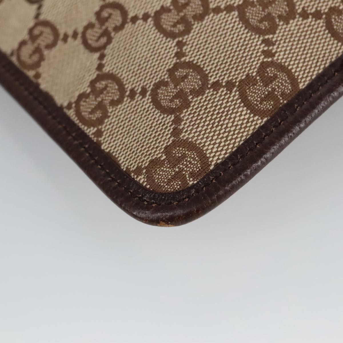 Gucci Gg Supreme Beige Canvas Shoulder Bag (Pre-Owned)