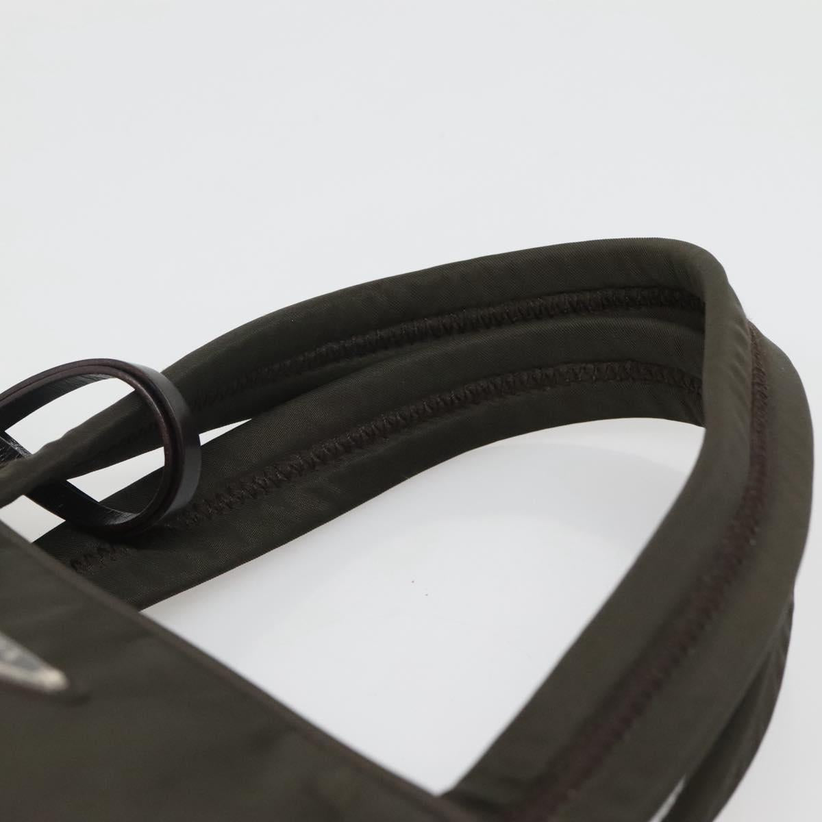 Prada Re-Nylon Khaki Synthetic Handbag (Pre-Owned)
