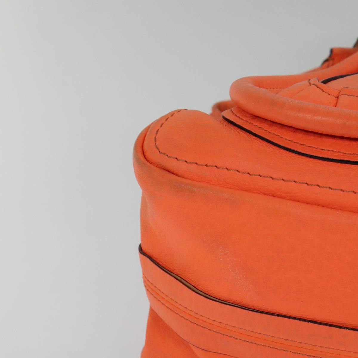 Chloé Paraty Orange Leather Handbag (Pre-Owned)