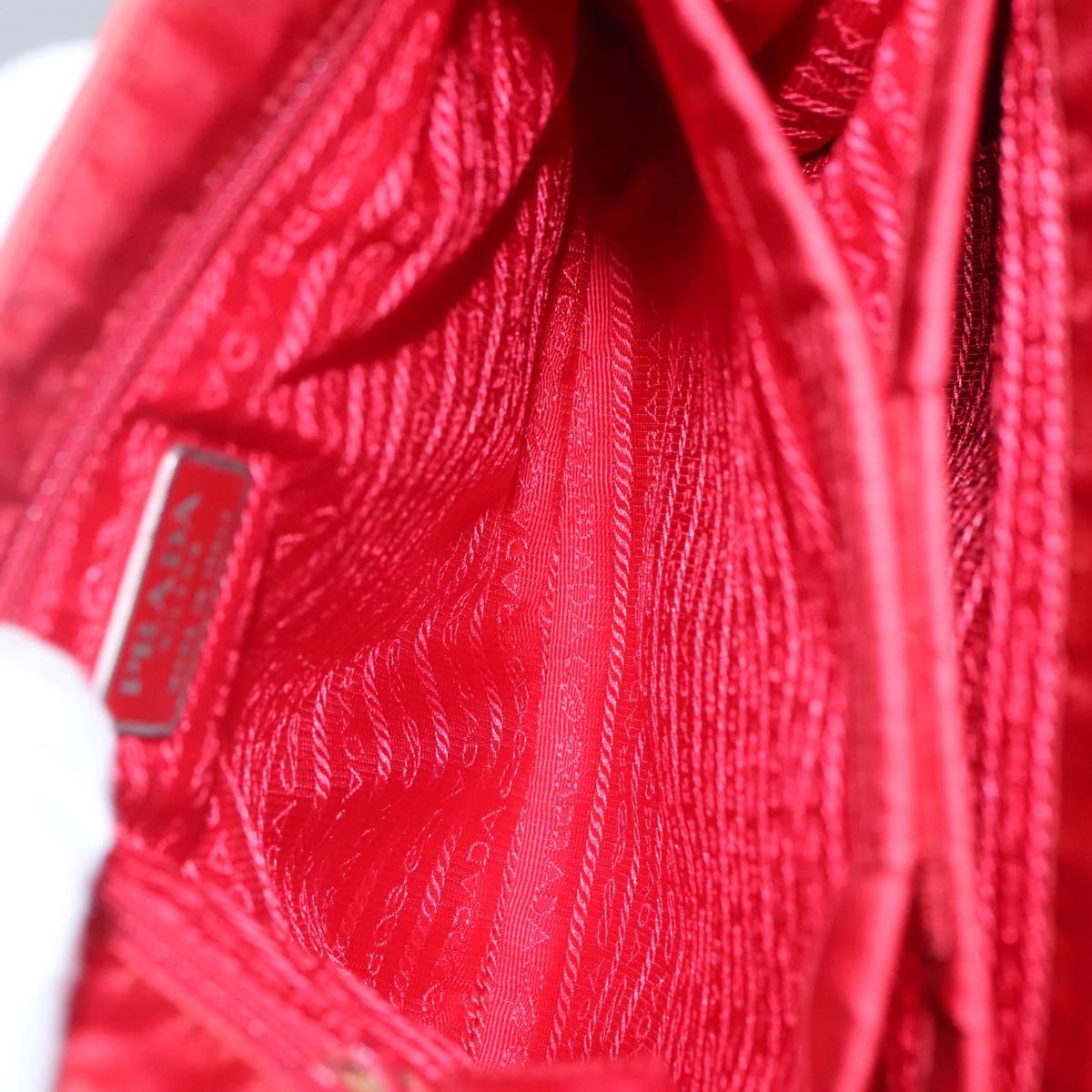 Prada Re-Nylon Red Synthetic Shoulder Bag (Pre-Owned)