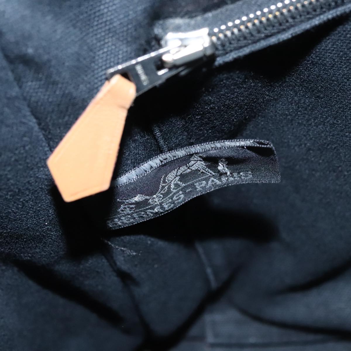 Hermès Fourre Tout Black Canvas Handbag (Pre-Owned)