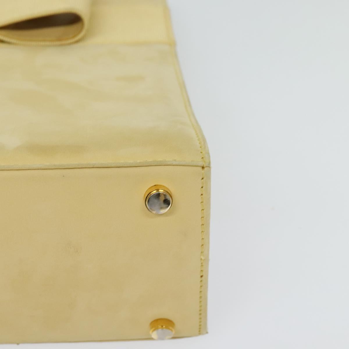 Salvatore Ferragamo Vara Beige Suede Handbag (Pre-Owned)