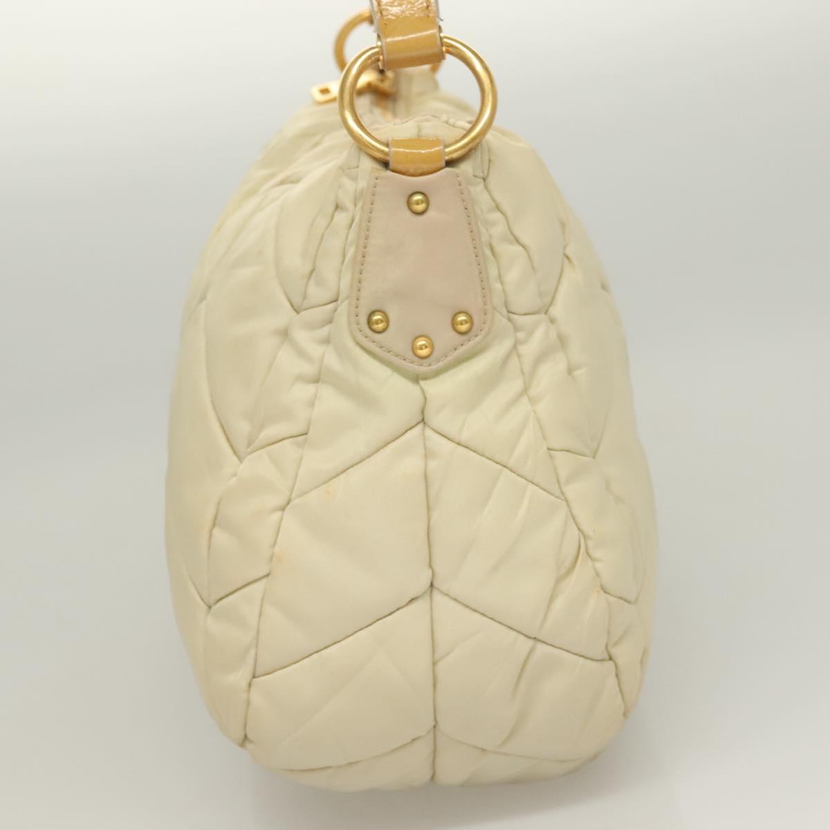 Prada Beige Nylon Shoulder Bag (Pre-Owned)