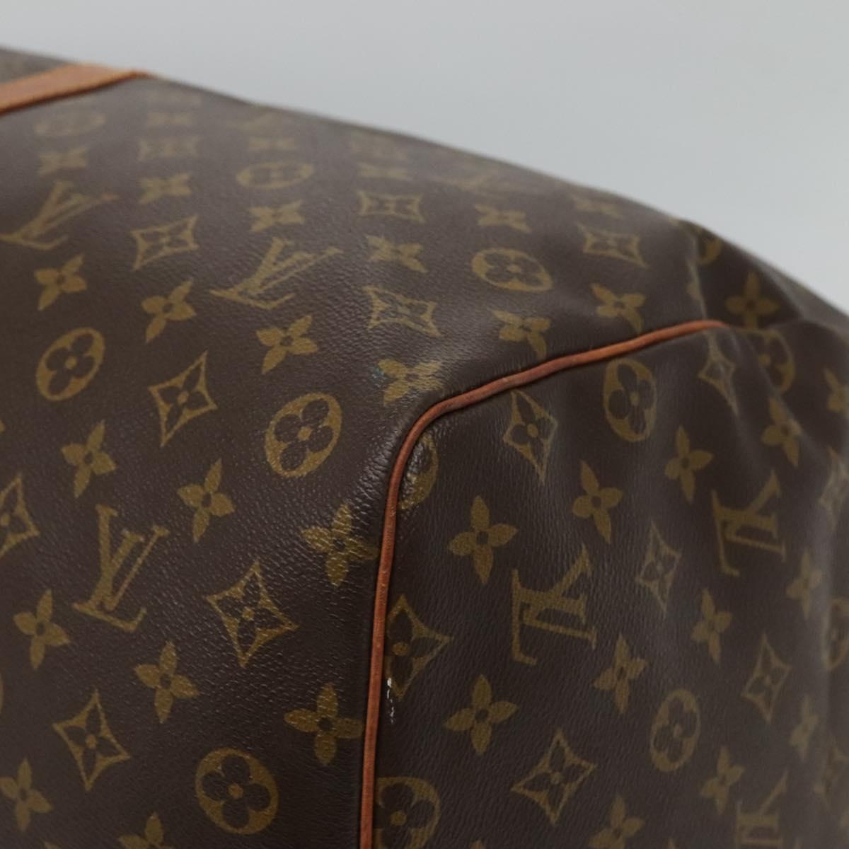 Louis Vuitton Keepall 60 Black Canvas Travel Bag (Pre-Owned)