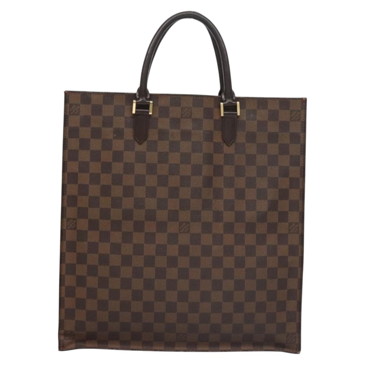 Louis Vuitton Sac Plat Brown Canvas Handbag (Pre-Owned)