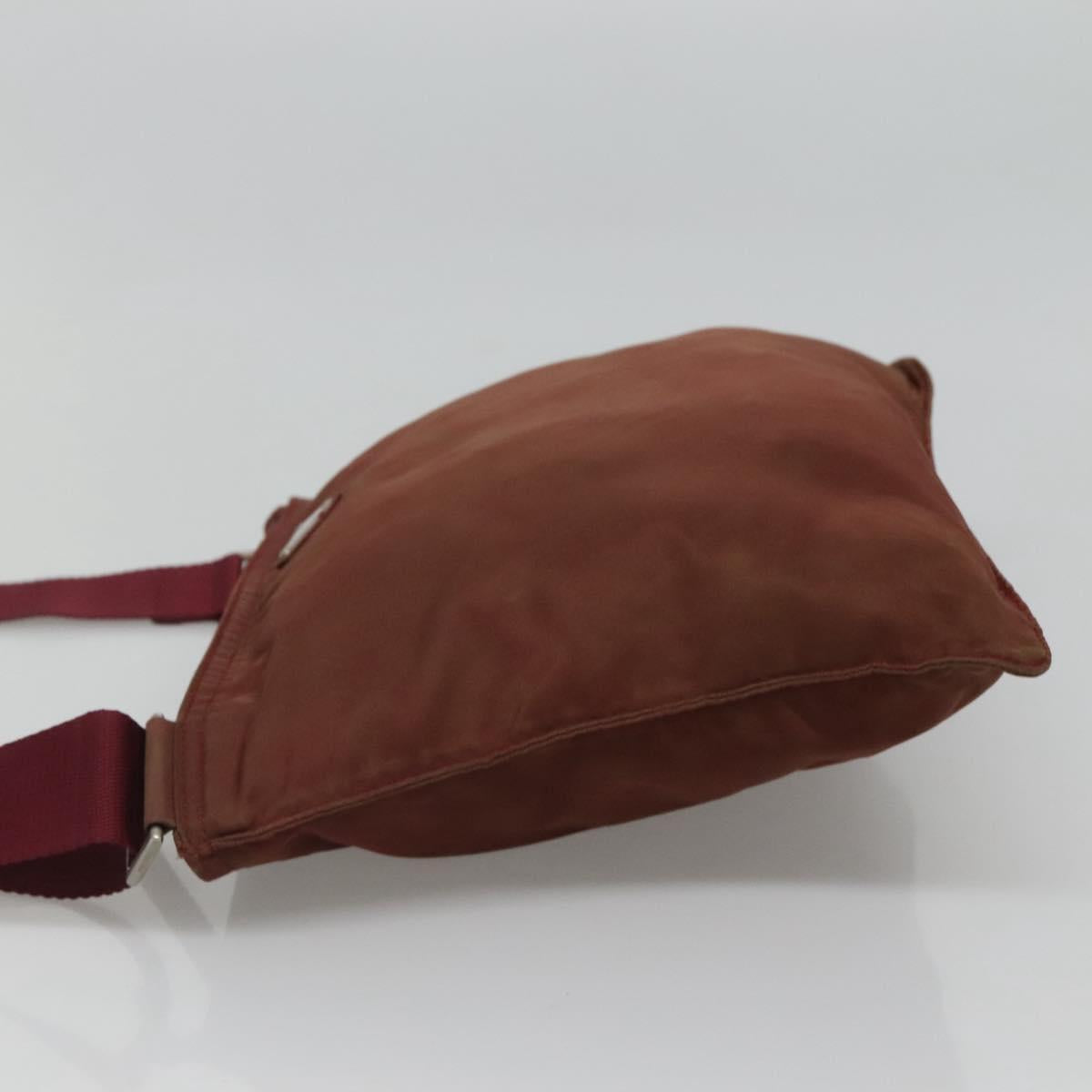 Prada Red Synthetic Shoulder Bag (Pre-Owned)