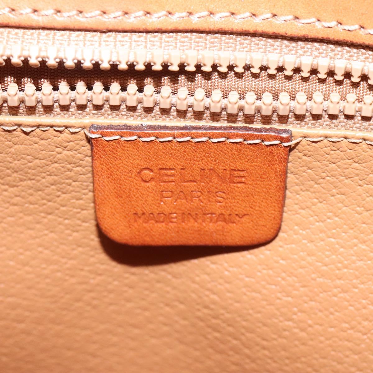 Céline Macadam Brown Canvas Shoulder Bag (Pre-Owned)