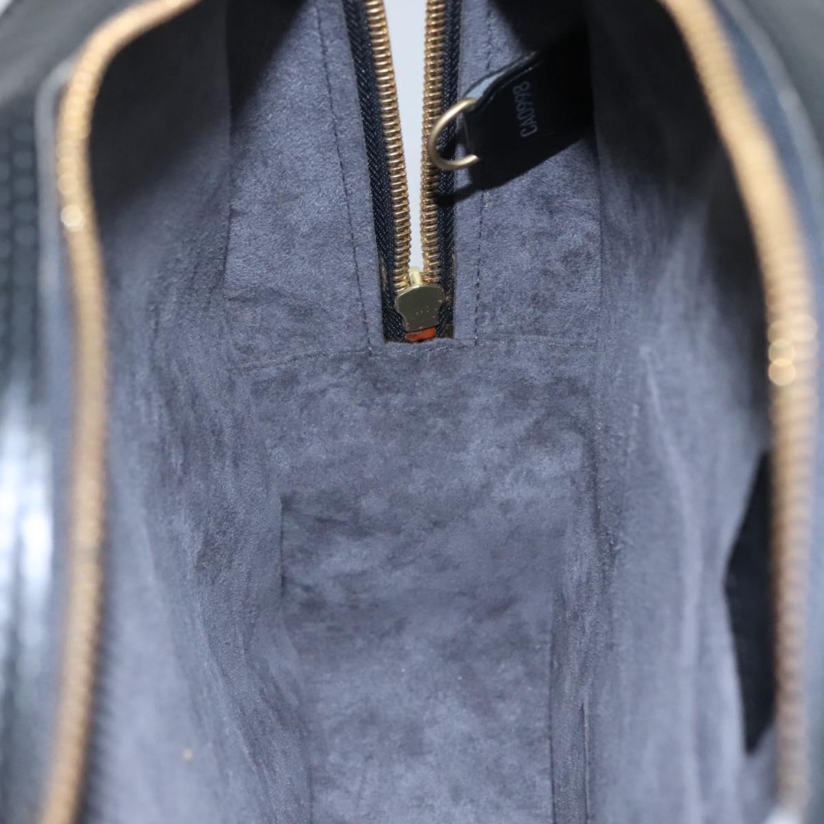 Louis Vuitton Voltaire Black Leather Shoulder Bag (Pre-Owned)