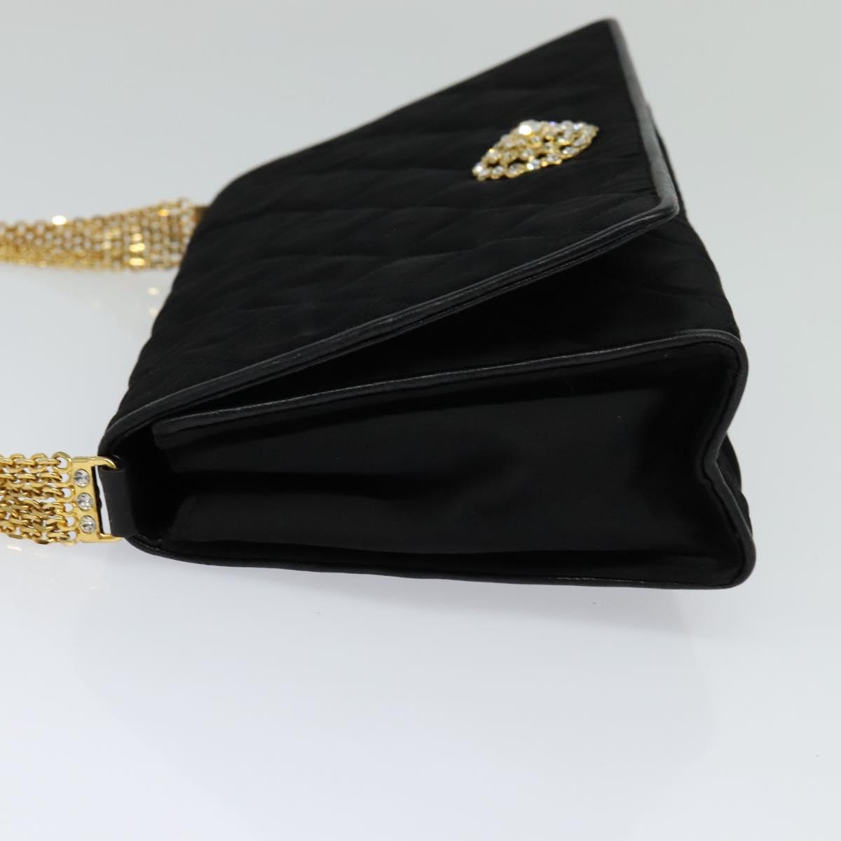 Chanel Black Silk Shoulder Bag (Pre-Owned)