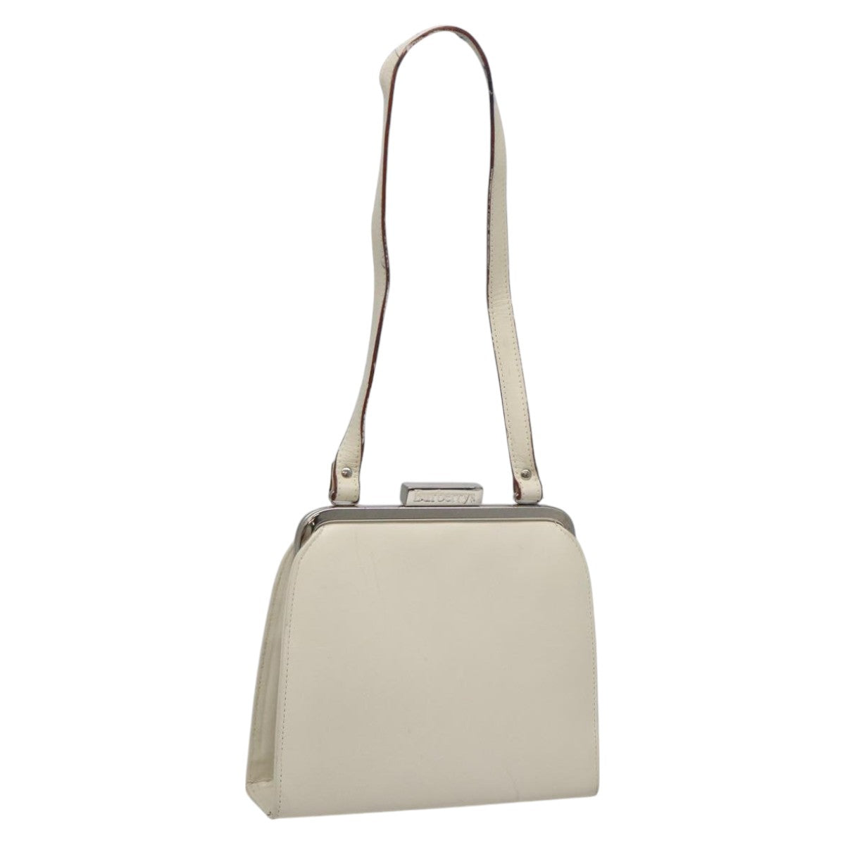 Burberry White Leather Shoulder Bag (Pre-Owned)
