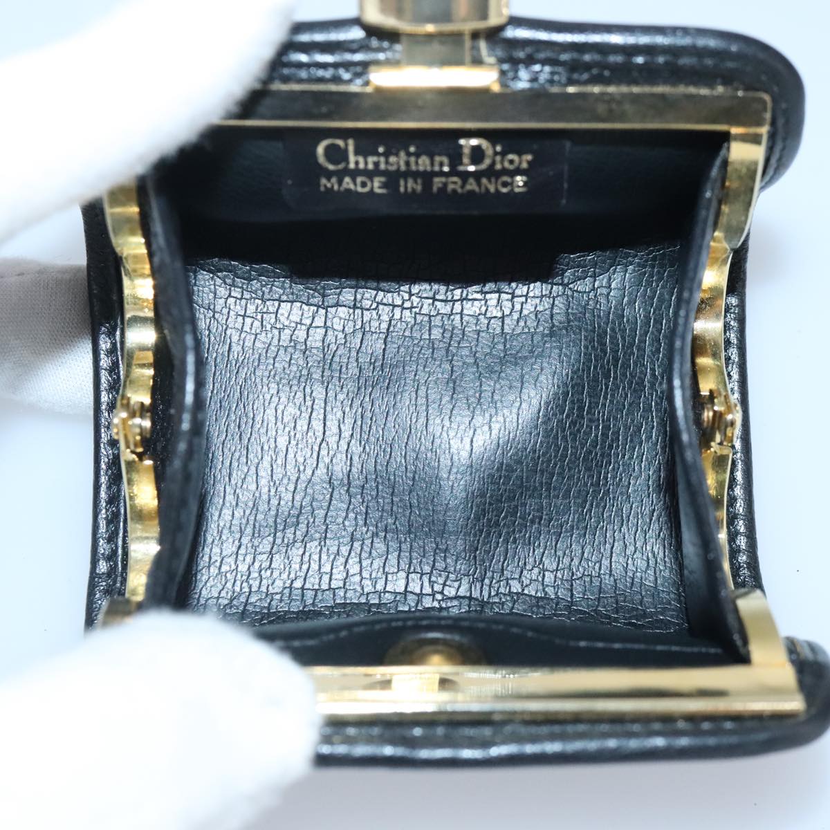 Dior Black Leather Wallet (Pre-Owned)