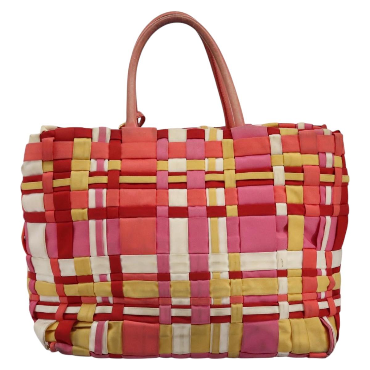 Prada Re-Nylon Red Synthetic Handbag (Pre-Owned)