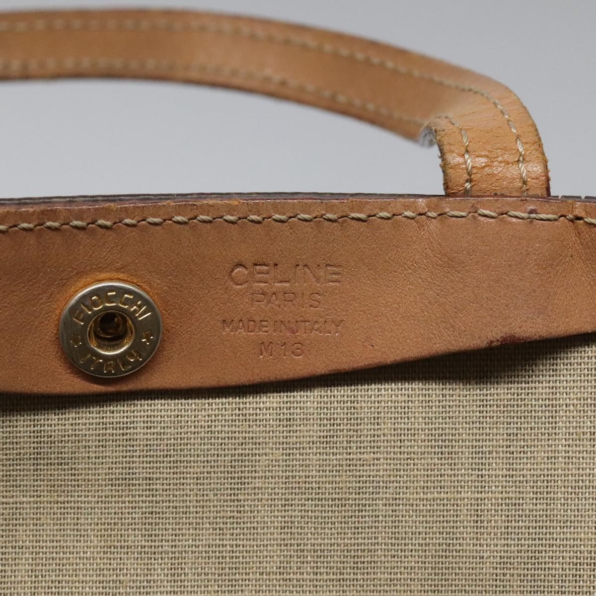Céline Macadam Brown Canvas Handbag (Pre-Owned)