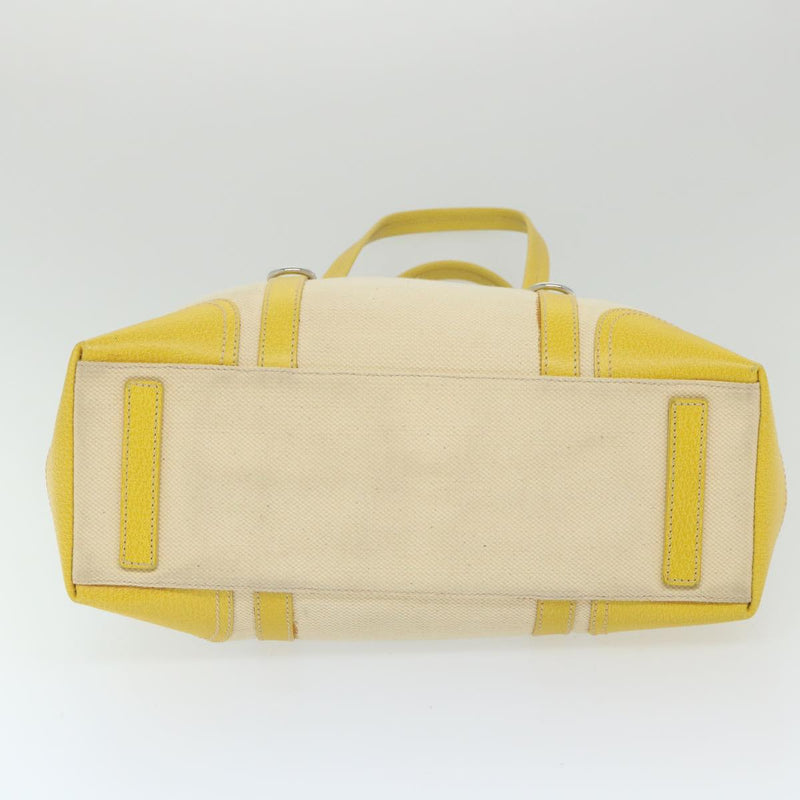 Prada Beige Canvas Tote Bag (Pre-Owned)