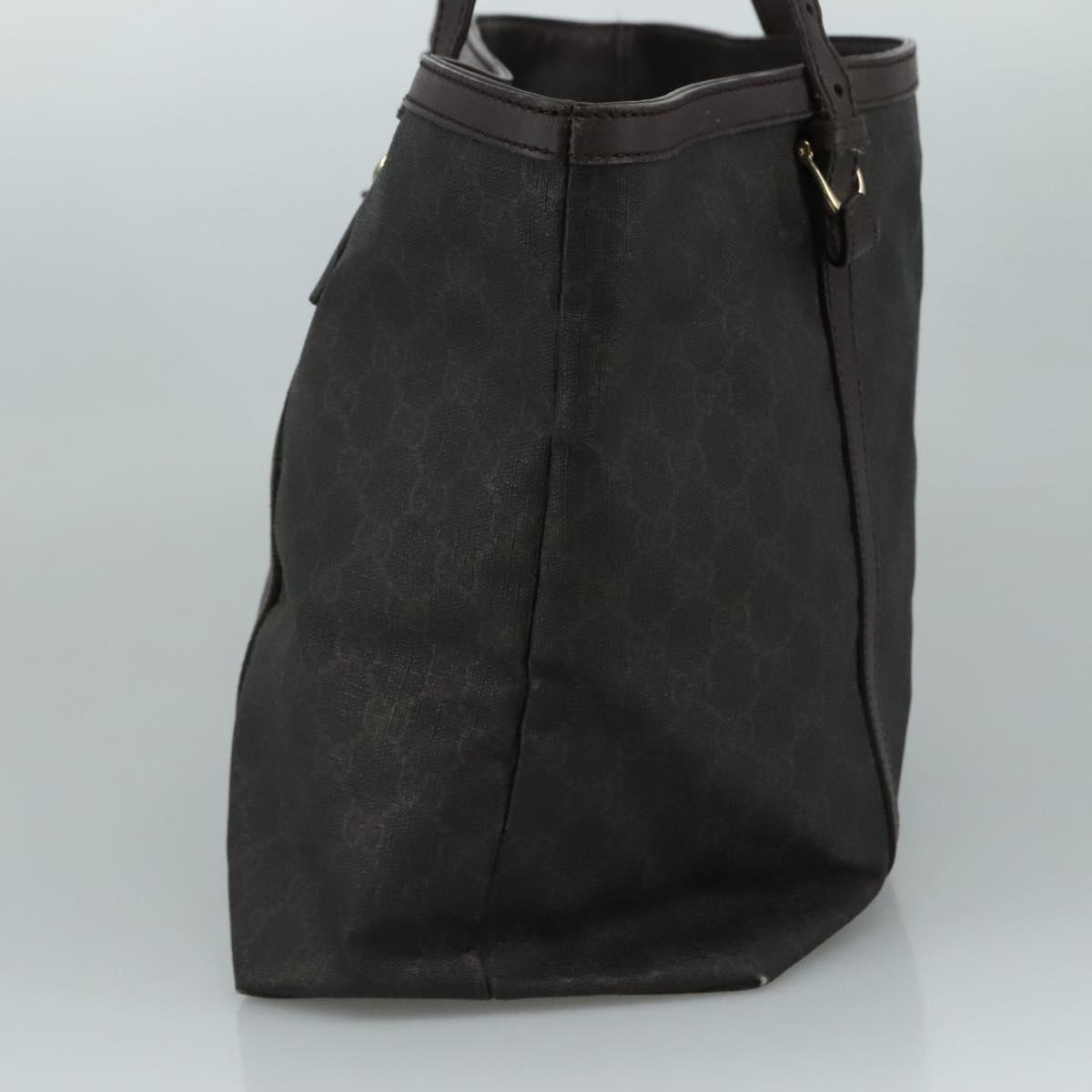 Gucci Gg Canvas Brown Canvas Tote Bag (Pre-Owned)