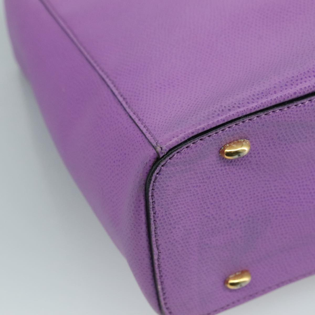 Céline Purple Leather Tote Bag (Pre-Owned)
