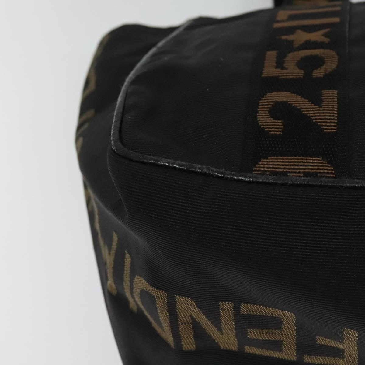 Fendi Roma Black Canvas Tote Bag (Pre-Owned)