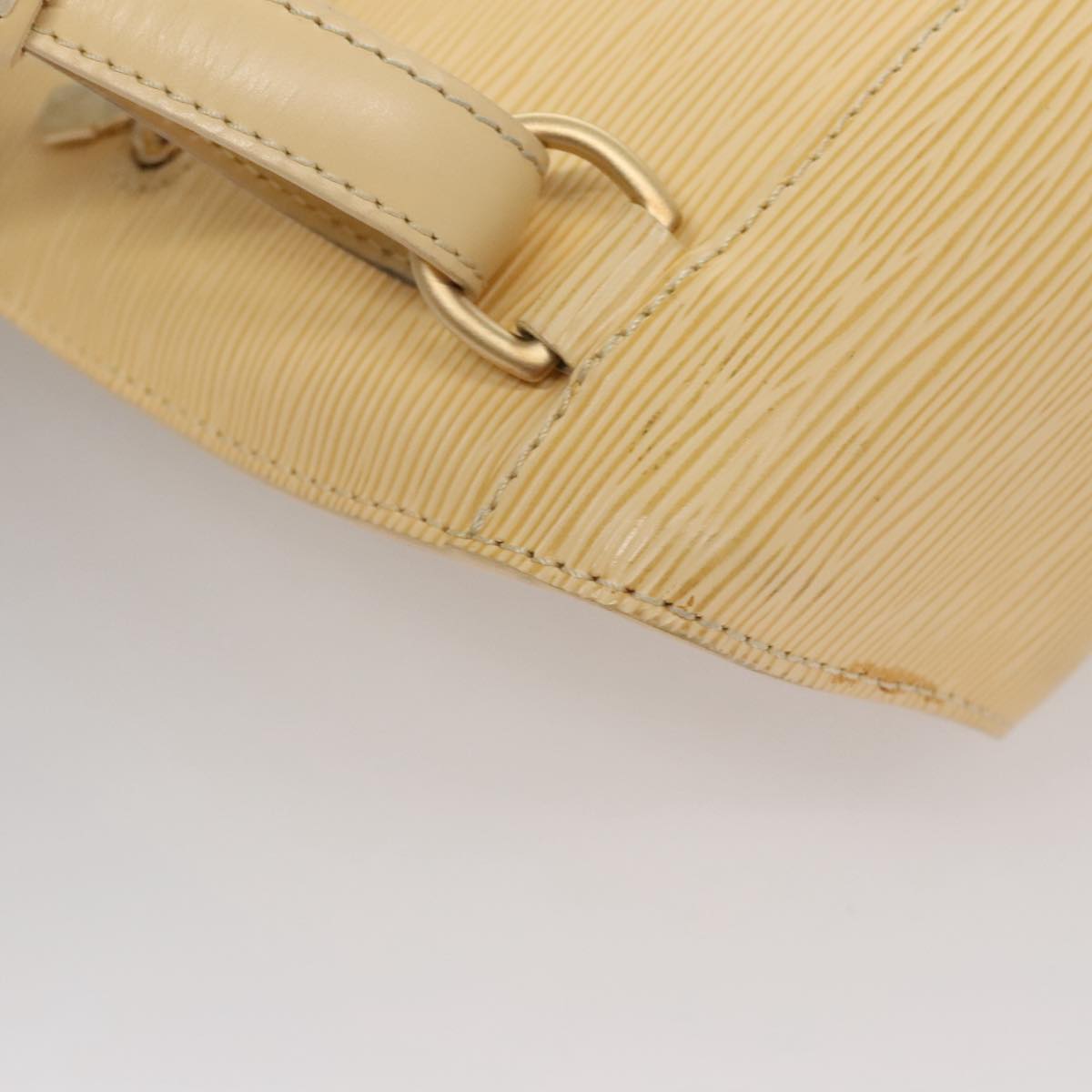 Louis Vuitton Mabillon Beige Leather Backpack Bag (Pre-Owned)