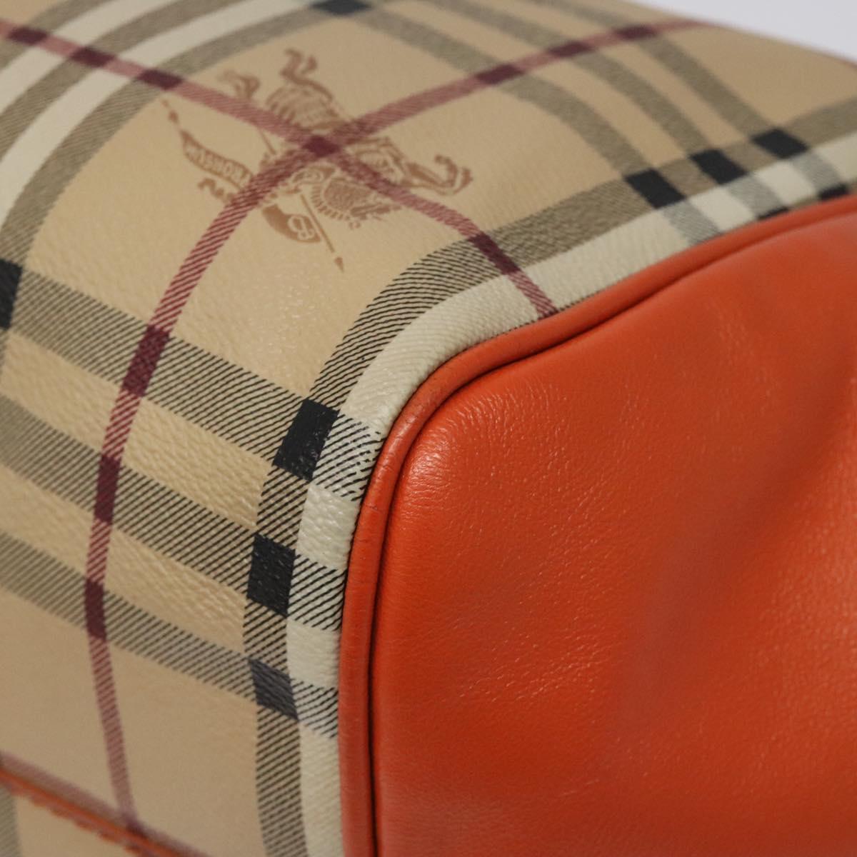 Burberry Nova Check Beige Canvas Tote Bag (Pre-Owned)