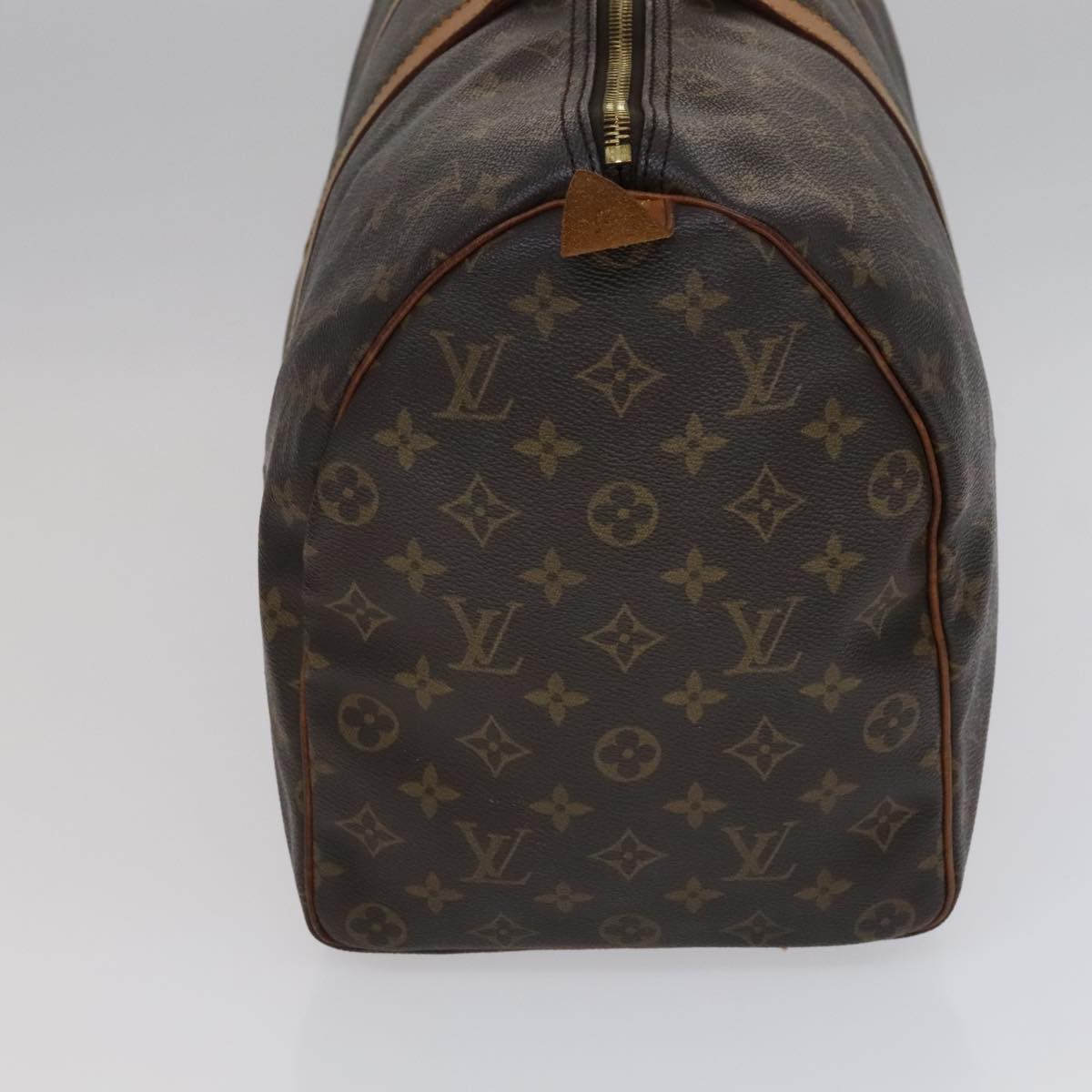 Louis Vuitton Keepall 45 Brown Canvas Travel Bag (Pre-Owned)