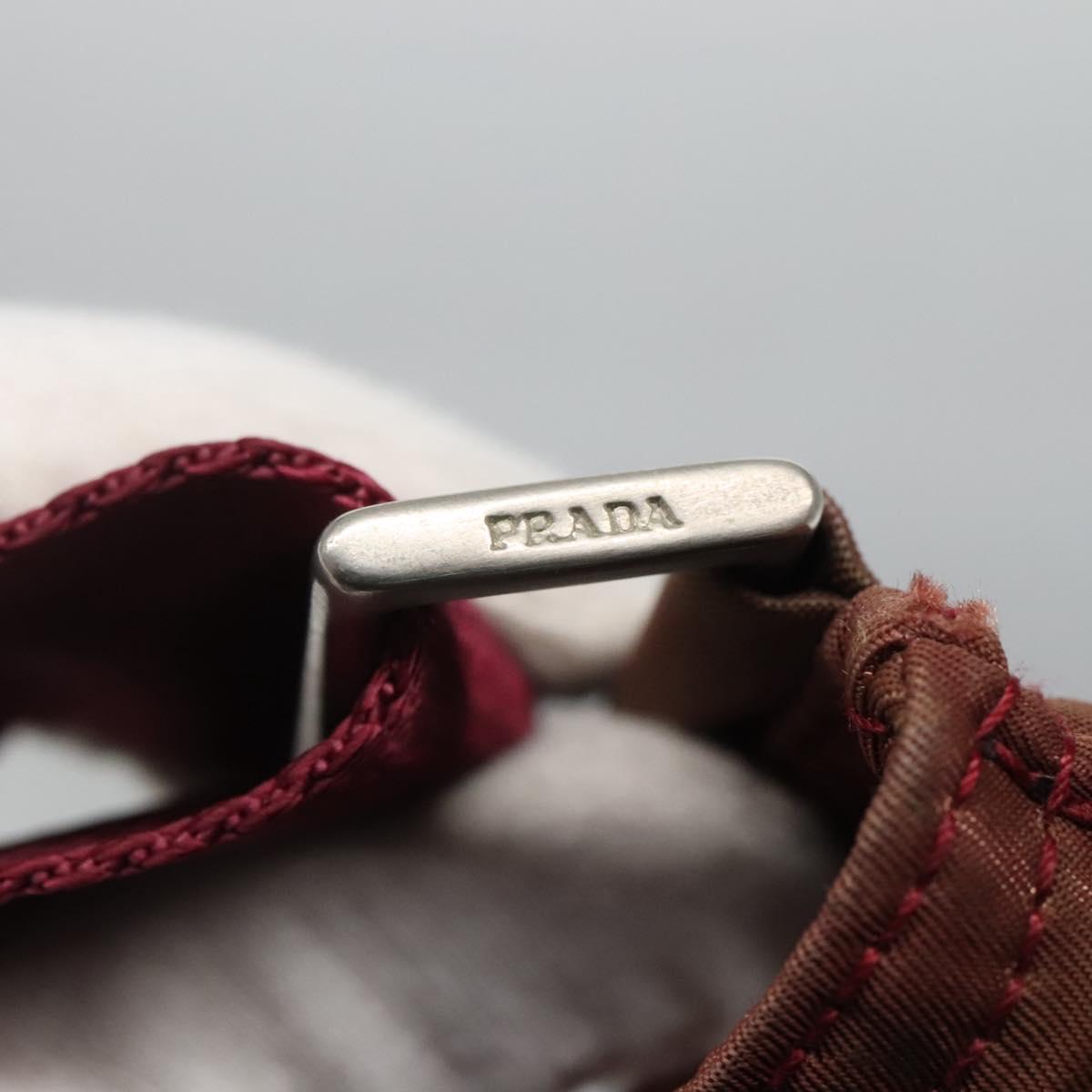 Prada Red Synthetic Shoulder Bag (Pre-Owned)